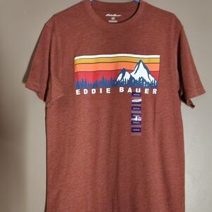 Eddie Bauer Men's Mountain Graphic Tee Mens Sz Med NWT